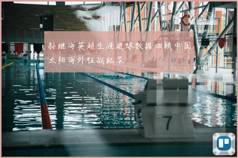 孙继海英超生涯进球数据回顾中国太阳海外征战纪录